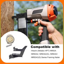 Phyxlyn 877-393Z 878-421 Aftermarket Nail Feeder Ribbon Spring Replacement for Hitachi (Metabo HPT) NR83A NR83A2 NR83A2(S) NR83A3 NR83A3(S) Series Framing Nailers Pneumatic Tool Parts (3 Pack)