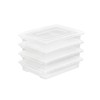 UNiPLAY Set of 4 Small Storage Bins with Lids -