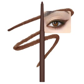 evpct Brown Matte Gel Eyeliner Pencil Retractable for Women, Eyeliner Waterline Waterproof Smudge Proof lapiz de ojos delineador de ojos contra el agua Water Line Eye Liner Makeup 11