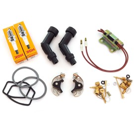 Tune Up Kit - Fits Honda CB450K CL450K DOHC Twins - Points Condensers Jets Spark Plugs Carb Gaskets