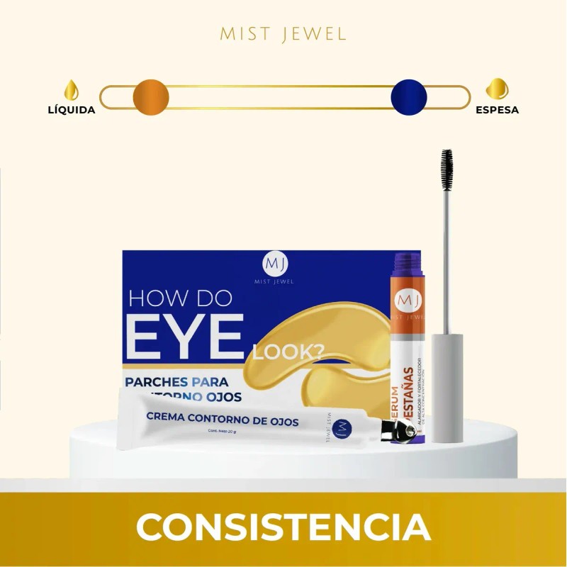 Kit Belleza En Tu Mirada | Contorno Ojos Pestañas Y