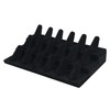 Baluue Black Cloth Desktop Ring Display Holder MDF Jewelry Modern