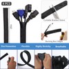 ELII ELII 300PCS Cable Management Kit,4 Cable Sleeve 35 Cable