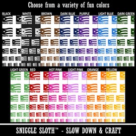 Puerto Rico with Waving Flag Cute Temporary Tattoo Water Resistant Fake Body Art Set Collection - Red (One Sheet)