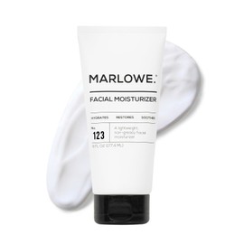 MARLOWE. No. 123 Men's Facial Moisturizer 6 oz | Lightweight Daily Face Lotion for Men | Best for Dry or Oily Skin | Made with Natural Ingredients & Anti-Aging Extracts