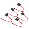 5Pcs Car Fuse Holder Connector Mini Heavy Duty Wire Extension