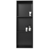 BATHFINESSE Shower Niche 8" X 36" Black, 3 Shelves Wall