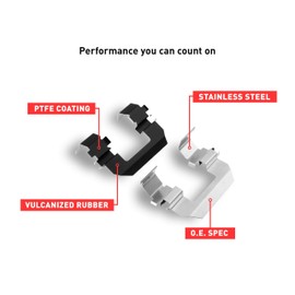 Dynamic Friction Company 5000 Euro Ceramic Brake Pads and Hardware Kit