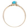 Citerna 9 ct Yellow and White Gold Turquoise Birth Stone