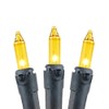 Novelty Lights 20 Light Yellow Christmas Craft Mini Light Set,