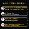 Focus Booster | Caffeine Supplement with L-Theanine and Lion's Mane