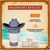 Cowboy Hat Western Floating Pool Chlorine Dispenser - Large Capacity