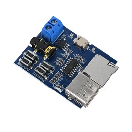 Podazz TF Card U Disk Play MP3 Decoder Player Module Audio Decoding Player USB 5V Power Supply