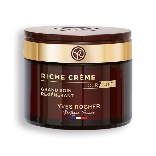 Yves Rocher RICHE CREME Intensive Care Day & Night | Face Cream for Women | Face Care for Beautiful Skin and a Smooth Skin Feel | Moisturising Cream | Gifts for Women