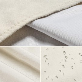 Viedouce 2-Pack of Waterproof Cooking Aprons with Pockets, Adjustable Kitchen and BBQ Aprons