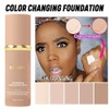 3PCS 4 in 1 Color-Changing foundation Liquid - Moisturizing Medium