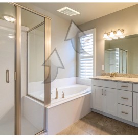 Harrier Hardware Very Quiet Bathroom Exhaust Ventilation Fan 70 Cfm, 2