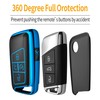 Sindeda for Volkswagen Key Fob Cover with Keychain Soft Full