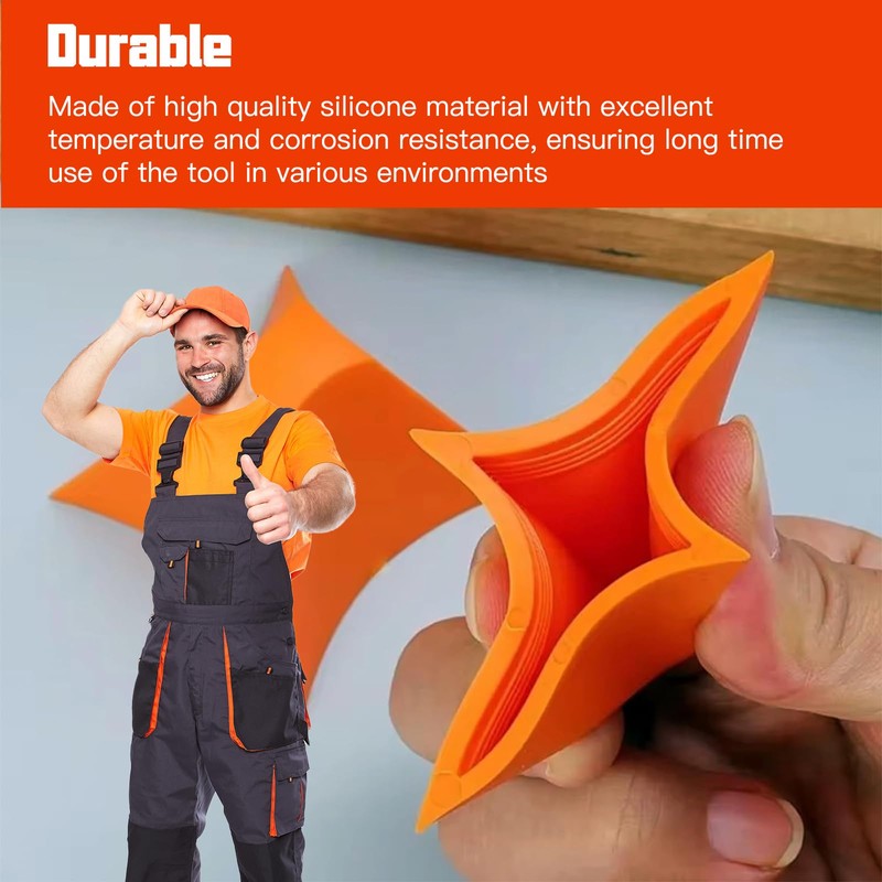 DZHPSRSZ Silicone Caulking Tool Set,Caulking Tools,Reusable Caulk Finishing Tool,Silicone Applicator
