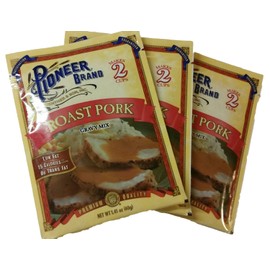 Pioneer Brand Roast Pork Gravy Mix Multi-pack, 3 Packets