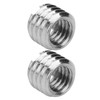 Jeanoko 10Pcs Thread Inserts Hardware Fastener Inner M6*1.0 Outer M8*1.25