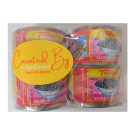 Temple Salted Black Beans 180g (Pack of 4) in Intfeast Packaging