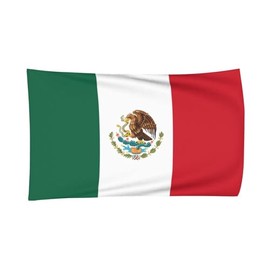 30"x60" Mexico Flag Beach Towel 100% Cotton