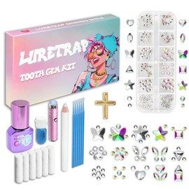 Luretrap Luretrap Dazzling DIY Tooth Gems Kit with 200 Pieces Crystals - Sparkle with Confidence! Tooth Gem Kit for strater, NTGK-96285