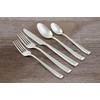CAMBRIDGE Silversmiths Samira Champagne Satin 20-Piece Flatware Set, Service for