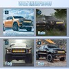 Nilight 2PCS 24 inch Truck Grille Strobe Lights Strip 384