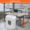 Bonsaii Quiet Cross-Cut Shredder, Ideal for Home Offices, Low-Noise Shredder,