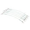 Fishing Wire Leader, Swivels Snap 100PCS Protective Fishing Leader for
