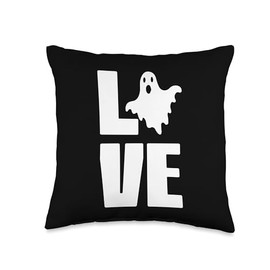 Ghost Lover, Love Ghosts, Paranormal, Ghost Hunter Throw Pillow