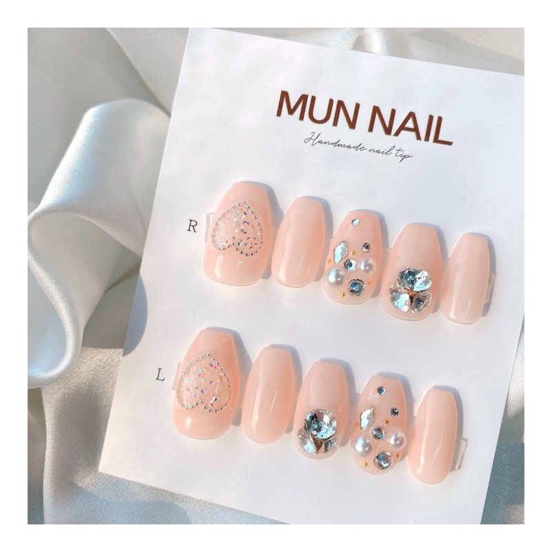 MunNail Bling Heart PixieColor changeable - Ballerina / MunNail 블링하트픽시색상변경가능
