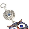 Blue Eye Owl Keychain Good Luck Beautiful Blessing Amulet Car
