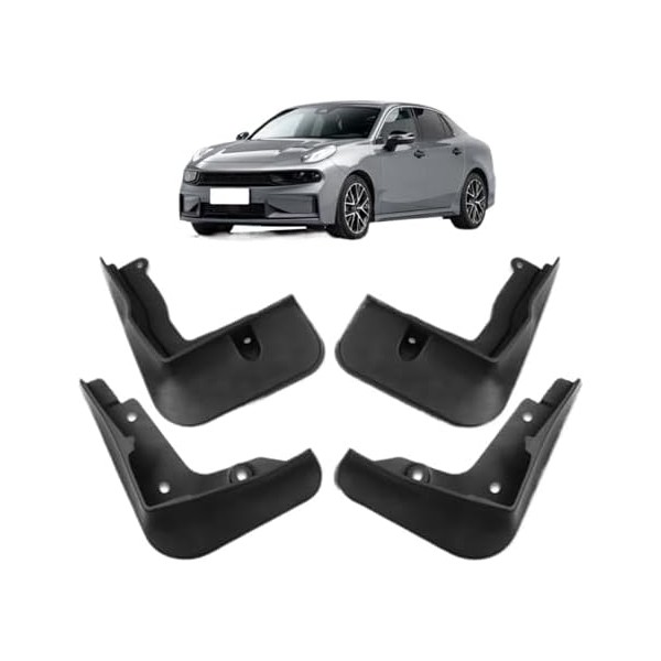 ABS 4PCS Car Mudguards Fender Splash Compatible with LYNK&CO 01