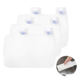 Kitchen Sink Splash Guard, 3pcs Dish Washing Baffle Board Sink Board Protector with Attached Sucker,Sink Anti-Splash Proof Retaining Plate Water Separator(Size:3pcs)