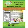Pumpkin Spice Cappuccino Medium Roast Coffee (Gourmet, Naturally Flavored, Whole
