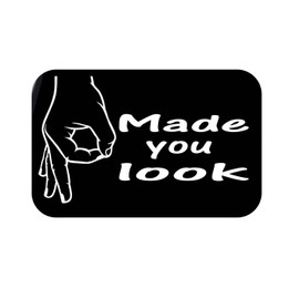 thatlilcabin - Circle Game Hand Made You Look 6" Vinyl Sticker Decal AS1280