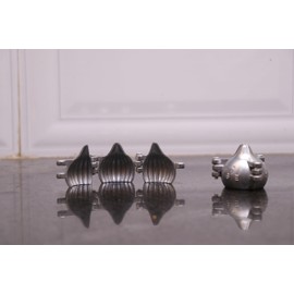 Garden Of Arts Modak Maker Mould Aluminum for Ganpati, Diwali, Dasra, and Other Festival Set of 2