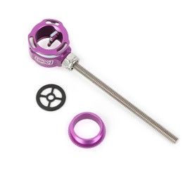 ZSHJGJR Archery Recurve Bow Sight Single Pin Sight 0.019" Fiber Optical 1 Pin Sight Scope Sight Pin for Bow Hunting Target Shooting Accessories (Purple)