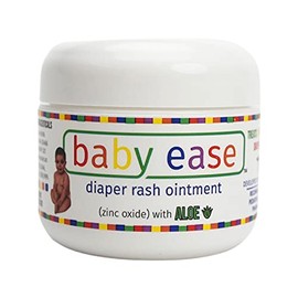BabyEase - Diaper Rash Cream with Zinc Oxide and Aloe Vera - Recommended by Pediatricians and Pharmacists. Relief & Prevention, Hypoallergenic, Phthal