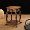THY COLLECTIBLES Beautiful Hand Craft Rosewood Oriental Vase Stand for