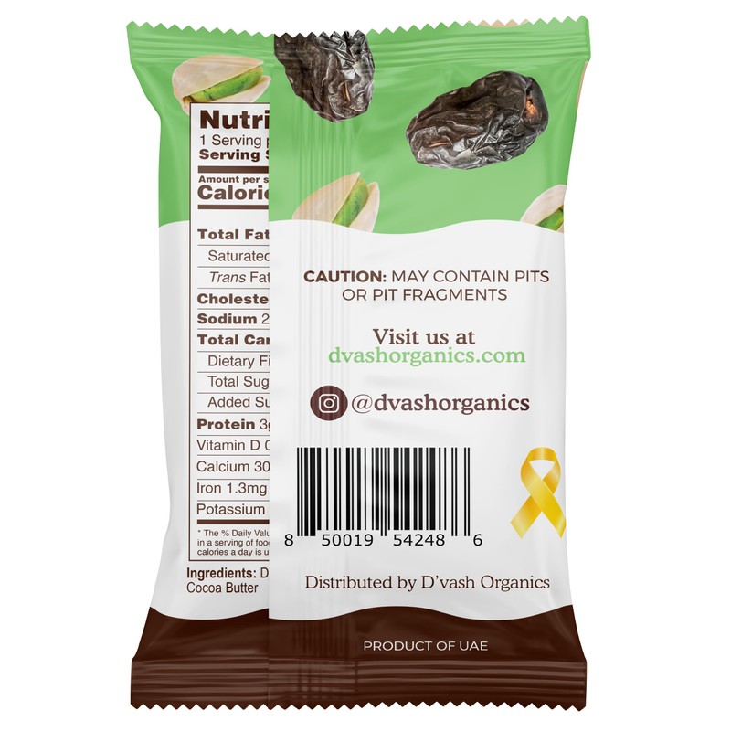 D'vash "Not Your Grandma’s" Fiber Bars 1 Box (6 Bars)