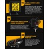 Auxbeam 2 Inch LED Pod Lights Amber Fog Light Off