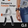 G4GADGET Hand Grip Strengthener 10-40kg 11-88 Lbs - Adjustable Resistance