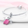 Dije Viajes En Airplane De Plata 925 Premium Charm 1