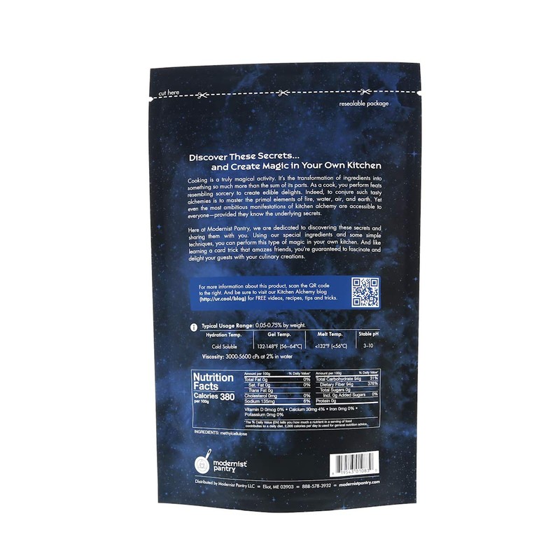 Pure Methylcellulose - High Viscosity ⊘ Non-GMO Vegan OU Kosher