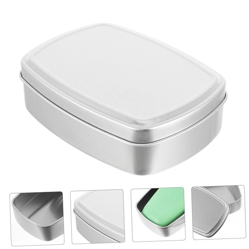 Ciieeo Travel Essential Soap Case Lid Aluminum Soap Holder Perfect