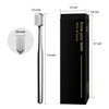 Z-VAPRESS Luxury Silver Manual Toothbrush Soft Bristles Better Gift Elegant